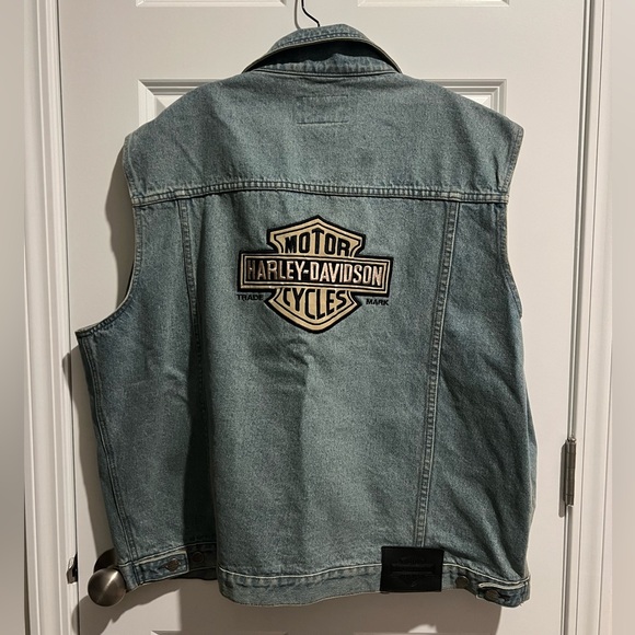 Harley-Davidson Other - Harley Davidson Denim Vest with Button Closure